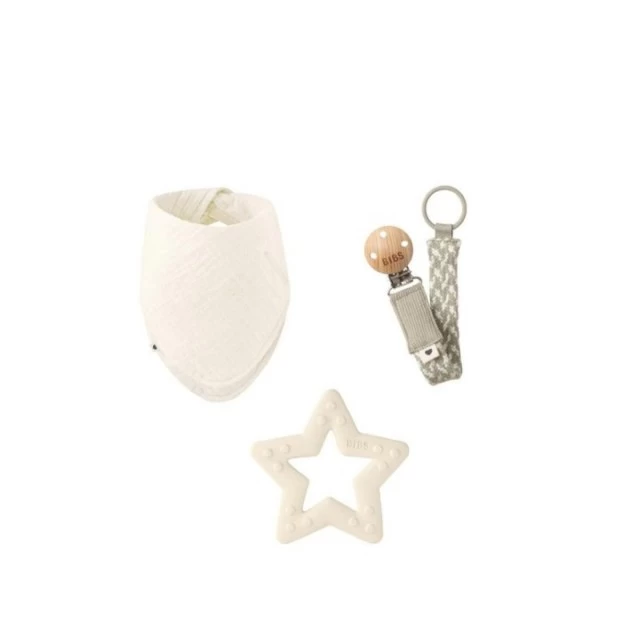 BIBS - poklon set My First 6 months Ivory