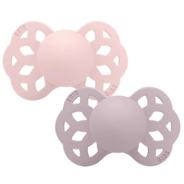 Bibs - Infiniti Silicone Anatomycal Blossom&Dusky Lilac dude