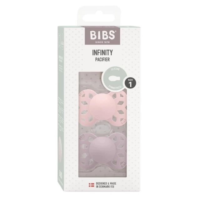 Bibs - Infiniti Silicone Anatomycal Blossom&Dusky Lilac dude
