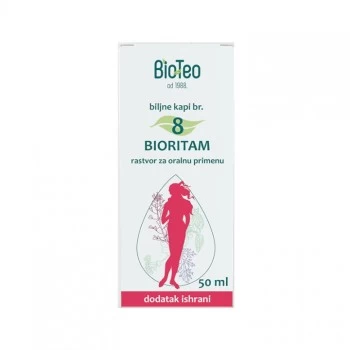 BIO-TEO BILJNE KAPI BROJ 8 BIORITAM 50 ML