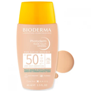 BIODERMA PHOTODERM NUDE TOUCH LIGHT COLOUR SPF50+ 40 ML