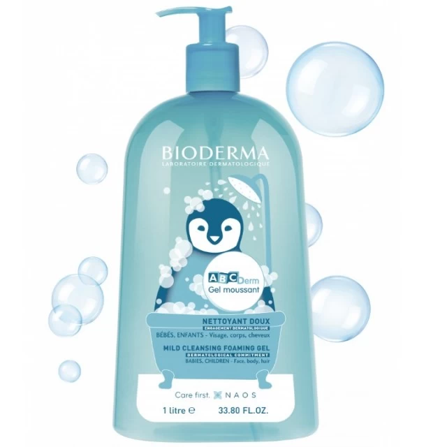 BIODERMA ABCDERM GEL ZA KUPANJE 1L PROMO -25%