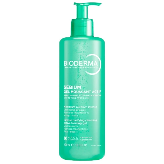 BIODERMA SEBIUM GEL MOUSSANT ACTIF 400ML