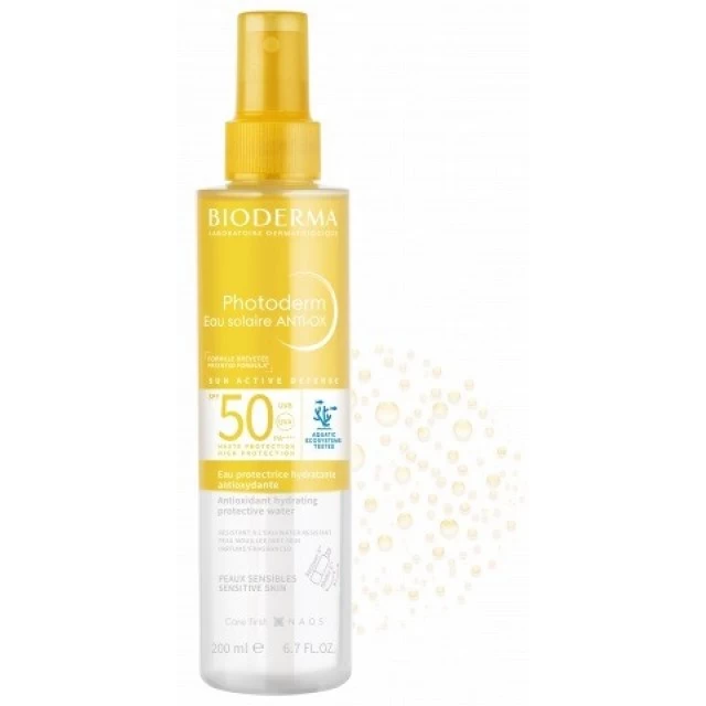 BIODERMA PHOTODERM EAU SOLAIRE ANTI-OX SPF50+ 200ML