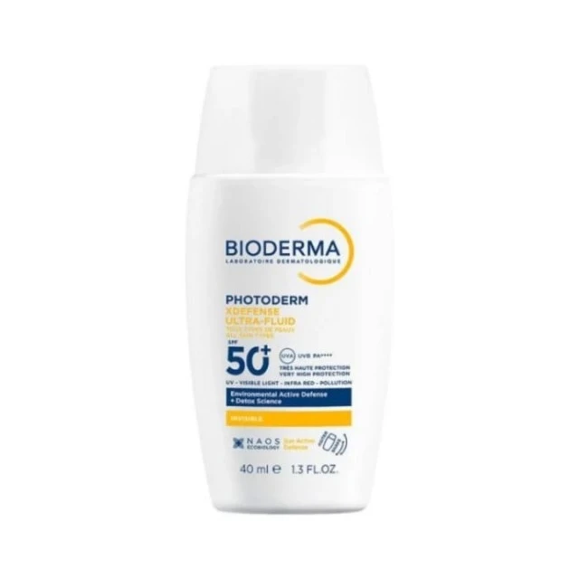 BIODERMA PHOTODERM XDEFENSE ULTRA-FLUID SPF50+ INVISIBLE 40ML