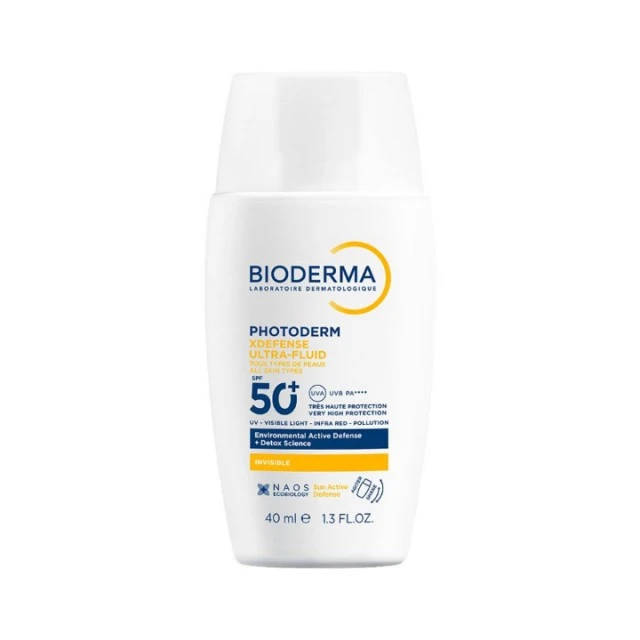 BIODERMA PHOTODERM XDEFENSE ULTRA-FLUID SPF50+ INVISIBLE 40ML