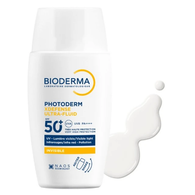 BIODERMA PHOTODERM XDEFENSE ULTRA-FLUID SPF50+ INVISIBLE 40ML