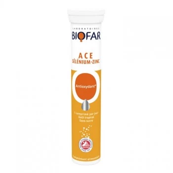 BIOFAR ACE + SELEN + CINK ŠUMEĆE TABLETE A20