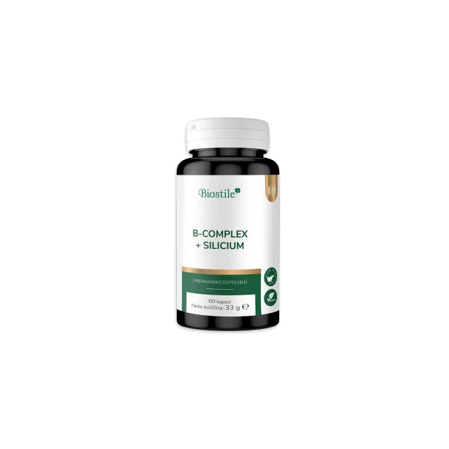 BIOSTILE B KOMPLEKS SA SILICIJUMOM KAPSULE A 60