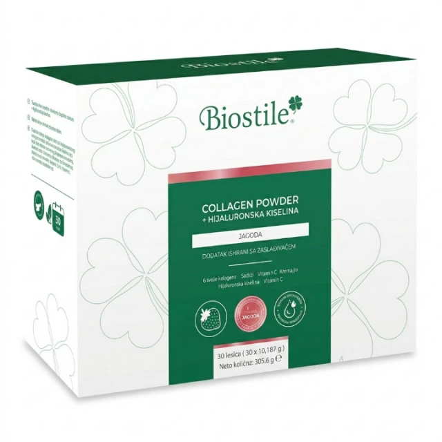 BIOSTILE COLLAGEN SA UKUSOM JAGODE KESICE A 30