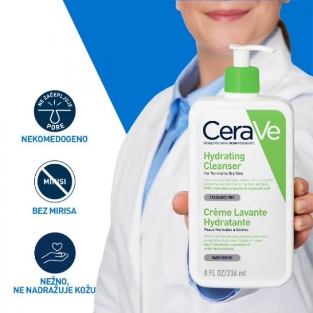 CERAVE HIDRANTNA NEGA ZA LICE SPF30 ZA NORMALNU DO SUVU KOŽU 52ML +  HIDRANTNA EMULZIJA ZA ČIŠĆENJE ZA NORMALNU DO SUVU KOŽU 236ML PROMO PAKET (50% NIŽA CENA NA ČISTAČ)