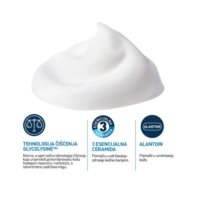 CERAVE VAZDUŠASTA PENA ZA ČIŠĆENJE ZA URAVNOTEŽENU KOŽU 150ML