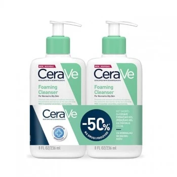 CERAVE PROMO PENUŠAVI GEL ZA ČIŠĆENJE DUO PACK 2X236ML