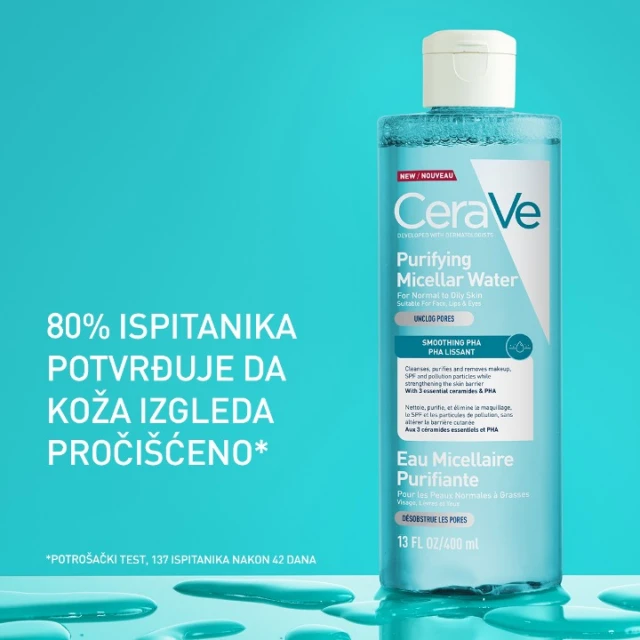 CERAVE PURIFYING MICELARNA VODA 400ML