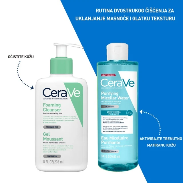 CERAVE PURIFYING MICELARNA VODA 400ML