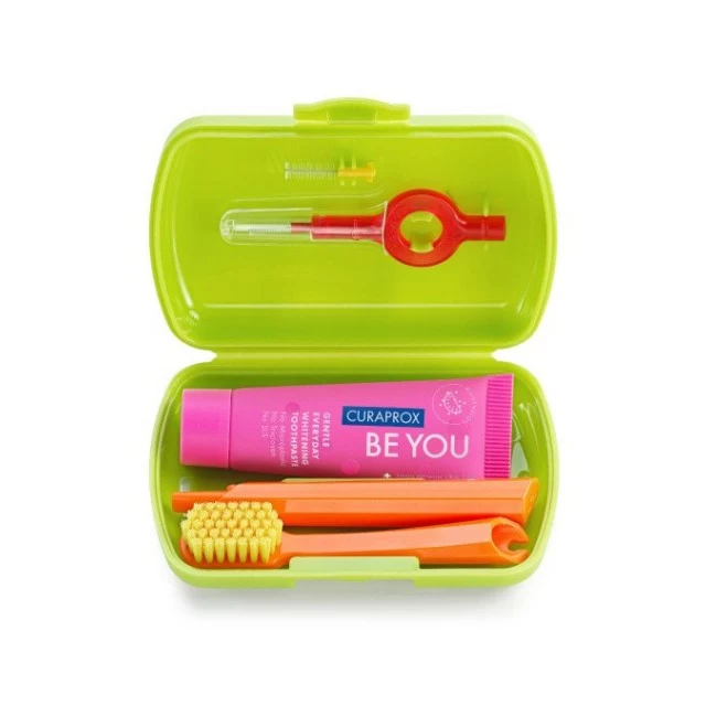 CURAPROX PUTNI SET ZA KOMPLETNU ORALNU HIGIJENU - INTERDENTALNE ČETKICE CPS 07 I 09 + ČETKICA ULTRASOFT 5460 + BE YOU PASTA ZA ZUBE CURAPROX PUTNI SET ZA KOMPLETNU ORALNU HIGIJENU - INTERDENTALNE ČETKICE CPS 07 I 09 + ČETKICA ULTRASOFT 5460 + BE YOU PASTA ZA ZUBE
