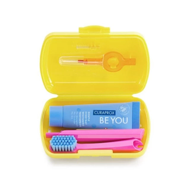 CURAPROX PUTNI SET ZA KOMPLETNU ORALNU HIGIJENU - INTERDENTALNE ČETKICE CPS 07 I 09 + ČETKICA ULTRASOFT 5460 + BE YOU PASTA ZA ZUBE CURAPROX PUTNI SET ZA KOMPLETNU ORALNU HIGIJENU - INTERDENTALNE ČETKICE CPS 07 I 09 + ČETKICA ULTRASOFT 5460 + BE YOU PASTA ZA ZUBE