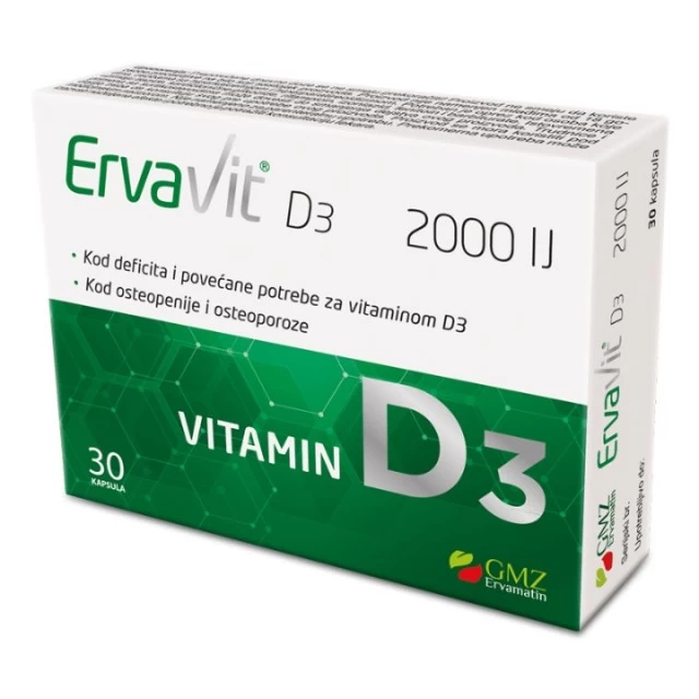 ERVAVIT D3 2000IJ KAPSULE A30