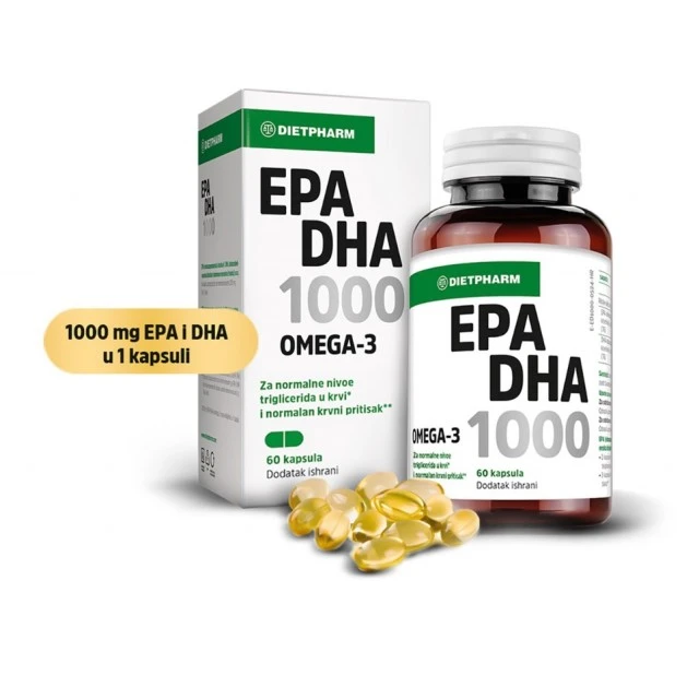 DIETPHARM EPA DHA 1000MG CPS A60