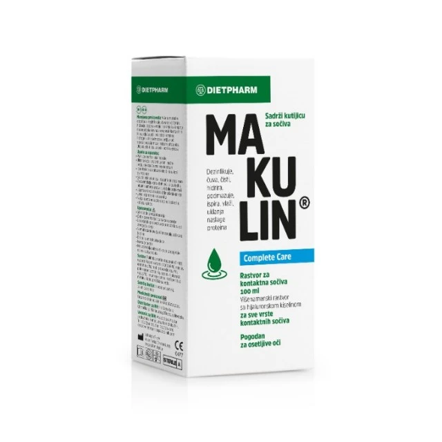 MAKULIN COMPLETE CARE RASTVOR ZA SOČIVA 100ML