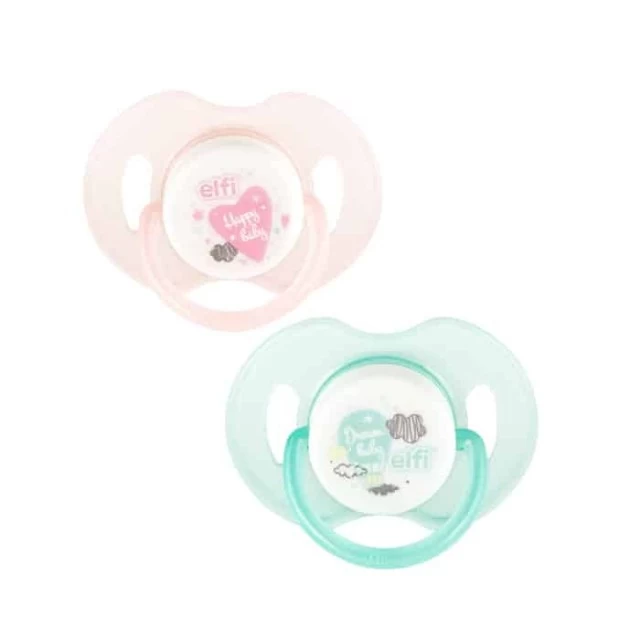 ELFI SILIKONSKA ANATOMSKA VARALICA SWEET BABY - DVE U PAKOVANJU -  ZA UZRAST 0 – 6 MESECI