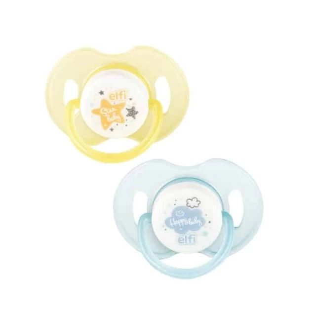 ELFI SILIKONSKA ANATOMSKA VARALICA SWEET BABY - DVE U PAKOVANJU -  ZA UZRAST 0 – 6 MESECI