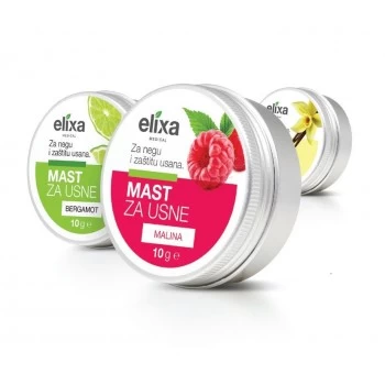 ELIXA MAST ZA USNE MALINA 10G