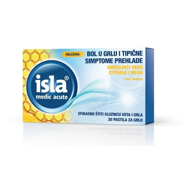 ISLA MEDIC ACUT CITRUS +MED PASTILE A20