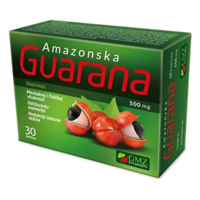 AMAZONSKA GUARANA KAPSULE 500MG A30