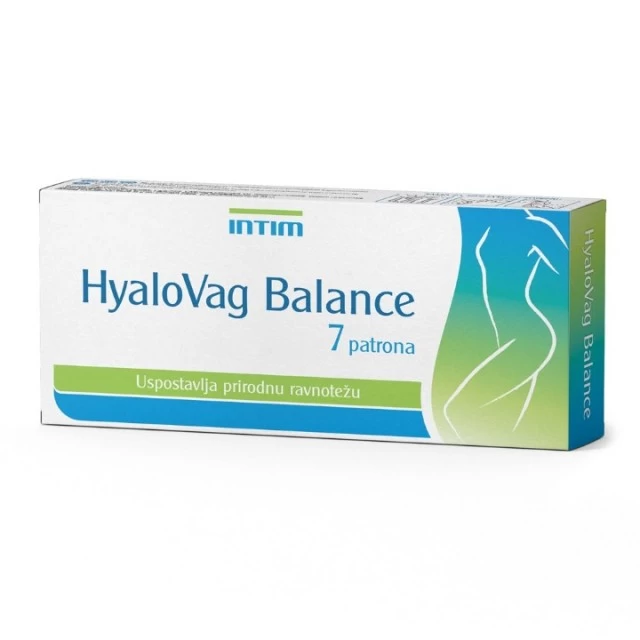 HYALOVAG BALANCE INTIM SA NATRIJUM-HIJALURONATOM I ULJEM CVETA NEVENA 7 PATRONA