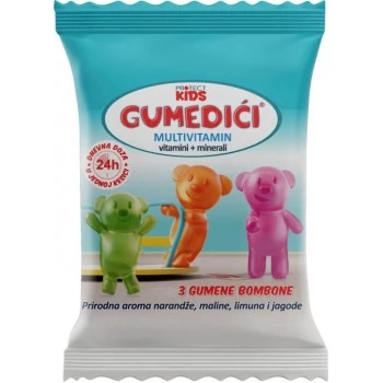 GUMEDIĆI MULTIVITAMIN 40 KESICA SA 3 GUMENE BOMBONE