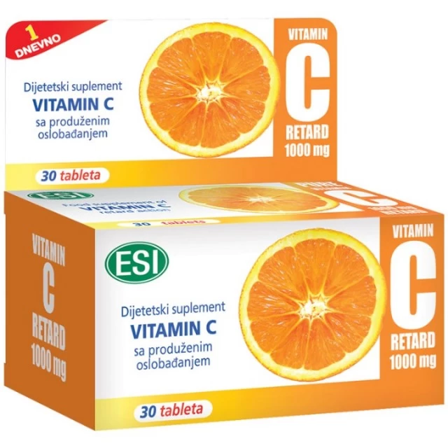 VITAMIN C RETARD TABLETE 1000MG A30