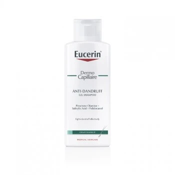 EUCERIN DERMOCAPILLAIRE GEL ŠAMPON PROTIV MASNE PERUTI 250ML