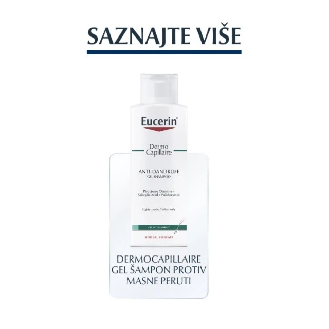 EUCERIN DERMOCAPILLAIRE KREM ŠAMPON PROTIV SUVE PERUTI 250ML