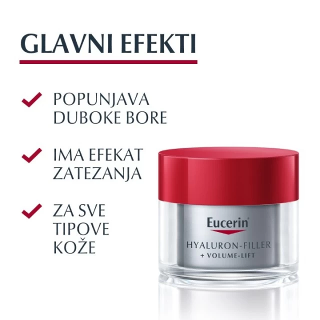 EUCERIN HYALURON FILLER + VOLUME-LIFT NOĆNA KREMA 50ML