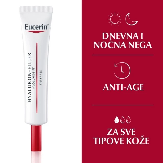 EUCERIN HYALURON FILLER + VOLUME-LIFT KREMA ZA PODRUČJE OKO OČIJU SPF15 15ML
