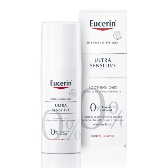 EUCERIN ULTRA SENSITIVE FLUID ZA NORMALNU I MEŠOVITU KOŽU 50ML