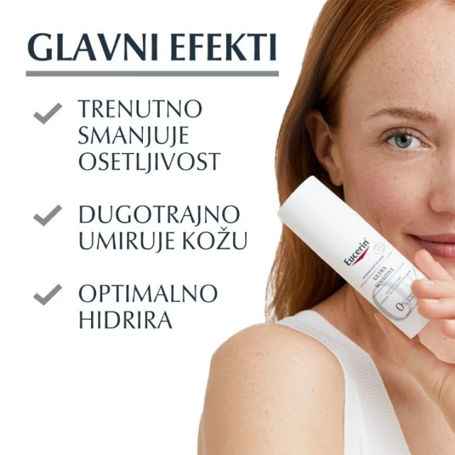 EUCERIN ULTRA SENSITIVE FLUID ZA NORMALNU I MEŠOVITU KOŽU 50ML