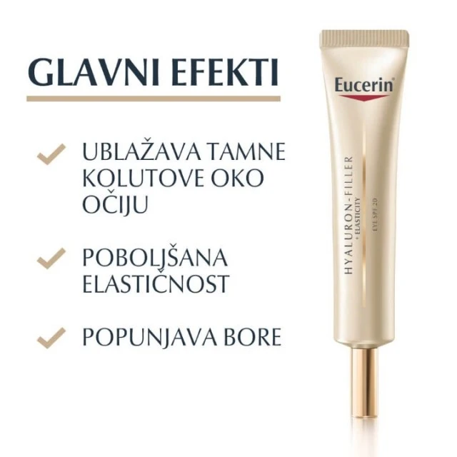 EUCERIN HYALURON FILLER + ELASTICITY KREMA ZA PODRUČJE OKO OČIJU SPF16 15ML