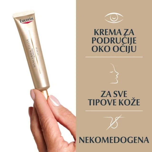 EUCERIN HYALURON FILLER + ELASTICITY KREMA ZA PODRUČJE OKO OČIJU SPF16 15ML