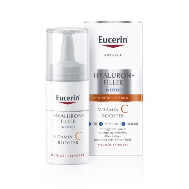 EUCERIN HYALURON FILLER SERUM SA VITAMINOM C  3X3,5ML