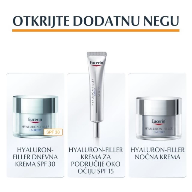 EUCERIN HYALURON FILLER SERUM SA VITAMINOM C  3X3,5ML