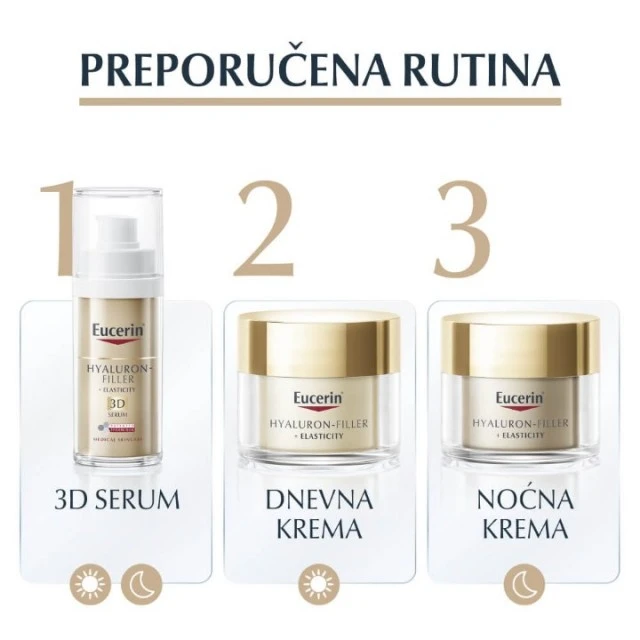 EUCERIN HYALURON FILLER + ELASTICITY  DNEVNA KREMA SPF30 50ML