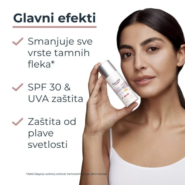 EUCERIN ANTI-PIGMENT TONIRANA KREMA DNEVNA SPF30 SVETLA 50ML