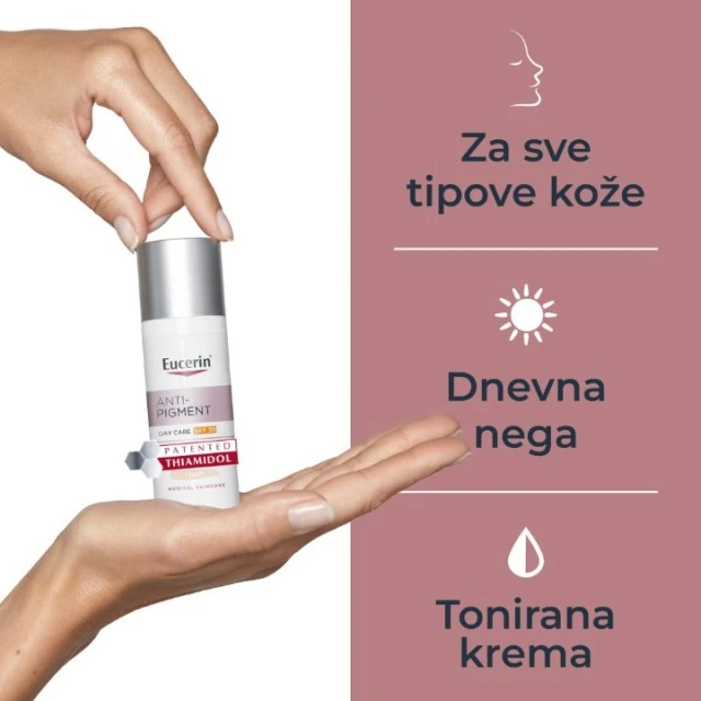 EUCERIN ANTI-PIGMENT TONIRANA KREMA DNEVNA SPF30 SVETLA 50ML