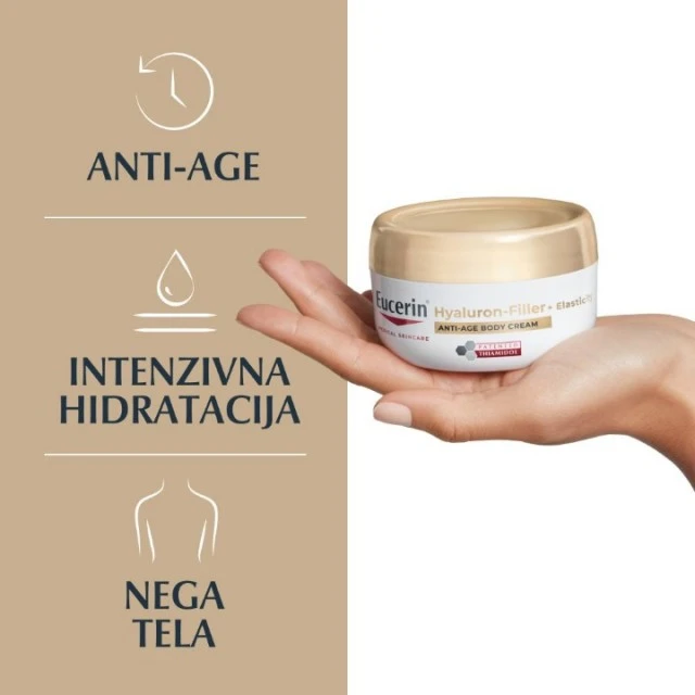 EUCERIN HYALURON FILLER + ELASTICITY  ANTI-AGE KREMA ZA TELO 200ML