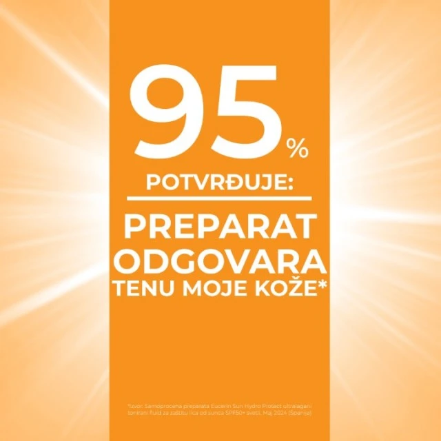 EUCERIN SUN HYDRO-PROTECT TONIRANI FLUID ZA ZAŠTITU LICA OD SUNCA SPF 50+ SVETLI 50 ML