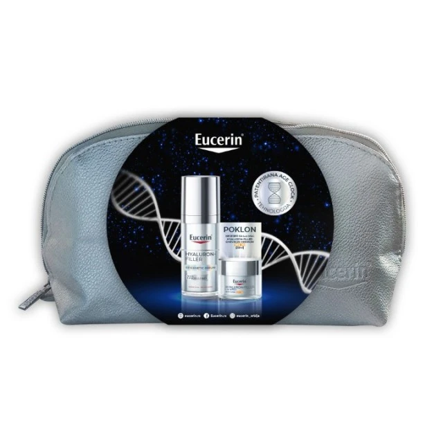 EUCERIN BOX HYALURON FILLER EPIGENETIC SERUM 30ML + HYALURON FILLER DNEVNA KREMA SPF30 20ML