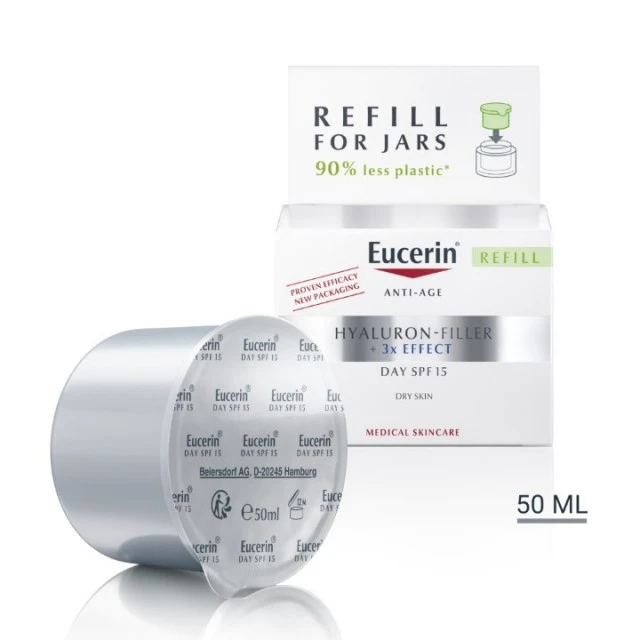 EUCERIN HYALURON-FILLER DNEVNA KREMA SPF15 50ML REFILL 98389