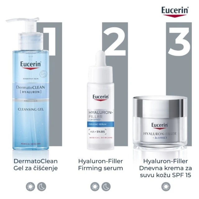 EUCERIN HYALURON-FILLER DNEVNA KREMA SPF15 50ML REFILL 98389